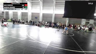 82 lbs Cons. Round 4 - Maddox Bunker, TUG vs Niko Shervin, Jackson Hole Wrestling Club