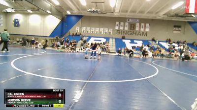 36-38 lbs Round 3 - Hudson Reeve, Fremont Wrestling Club vs Cal Green, North Summit Youth Wrestling Club