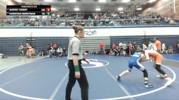 110 lbs Cons. Round 2 - Jasper Tverdy, All In Wrestling Academy vs Christian Berryman, Suples Wrestling Club