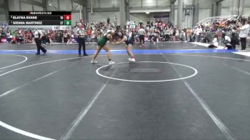 170 lbs Quarterfinal - Sienna Martinez, Southwest Timberwolves vs Elayna Evans, Team Haysville