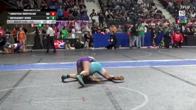 130 lbs Quarterfinal - Bethanny Wiss, Piper vs Amaiyah Renyolds, Winfield
