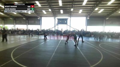 156 lbs Semifinal - Wyatt Vaughn, Panhandle Regions Training Club vs David Ibarra, Martinez School Of Wrestling