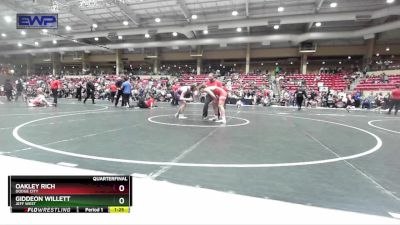 145 lbs Quarterfinal - Oakley Rich, Dodge City vs Giddeon Willett, Jeff West