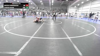 138 lbs Rr Rnd 1 - Lincoln Underwood, Indiana Outlaws Yellow vs Landon Evans, CKWA