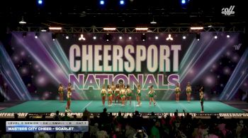 Masters City Cheer - Scarlet [2026 L3 Senior - D2 - Small - B Day 1] 2026 CHEERSPORT National All Star Cheerleading Championship