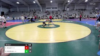 138 lbs Rr Rnd 1 - Elijah Smoot, 5forty Brawlers vs Nicholas Weidman, Off The Hook - Blue