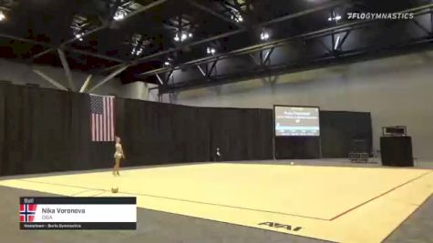 Nika Voronova - Ball, CIGA - 2021 USA Gymnastics Championships