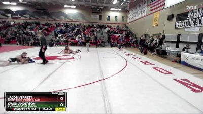 175 lbs Round 1 - Jacob Verrett, Cherry Creek Wrestling Club vs Owen Anderson, Ascend Wrestling Academy