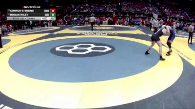 D3-165 lbs Cons. Round 1 - Rowan Wiley, Sal. Southern vs Connor Sterling, Elmwood