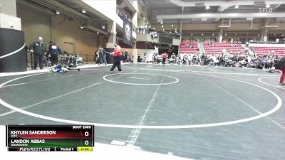 73 lbs Semifinal - Landon Abbas, Grandview vs Khylen Sanderson, WTC