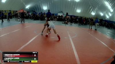 72 lbs Round 1 (3 Team) - Cameron Luker, Buxton vs Trenton Hosom, CP Wrestling