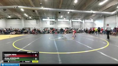 132 lbs Cons. Round 2 - Ryan Gonzales, Cheyenne Central vs Kaiden Mima, Liberty