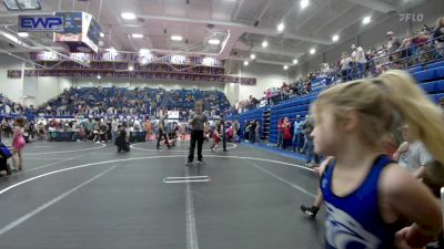 49 lbs Consi Of 16 #2 - Dixie Bledsoe, Woodland Wrestling Club vs Nash Davis, Choctaw Ironman Youth Wrestling