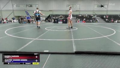 285 lbs Placement Matches (8 Team) - Kaden Darwin, Florida vs Hunter Vander Heiden, Wisconsin