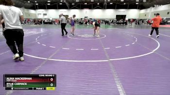 130 lbs Cons. Round 2 - Rylie Carmack, Belton vs Alina Wackerman, Fort Osage