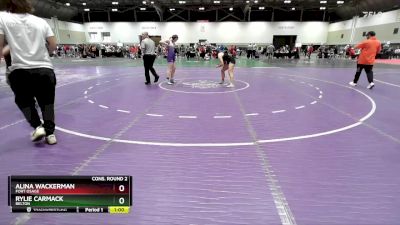 130 lbs Cons. Round 2 - Rylie Carmack, Belton vs Alina Wackerman, Fort Osage