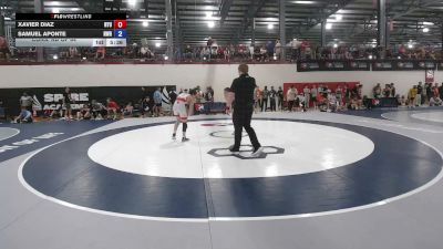 57 kg Cons. Rd Of 64 - Xavier Diaz, NYU vs Samuel Aponte, Noke Wrestling RTC