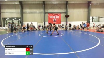 180 lbs Rr Rnd 3 - Matthew Brown, Triumph Black vs Mason Miller, D9