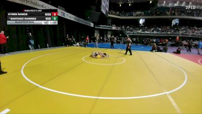 6A 120 lbs Quarterfinal - Santiago Ramirez, Houston Westside vs Kyren Ramos, Wolfforth Frenship