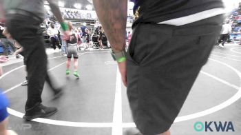 35 lbs Final - Kas Hartfield, OKC Saints Wrestling vs Colt Manuel, Blackwell Wrestling Club