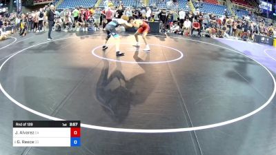 150 lbs Rnd Of 128 - John Alvarez, CA vs Garrett Reece, CO