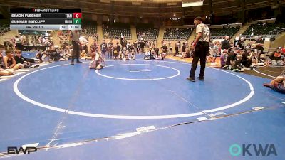 65 lbs Rr Rnd 1 - Simon Flesner, Team Tulsa NDT vs Gunnar Ratcliff, MOJO Mulisha 9U