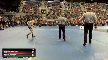 127 lbs Champ. Round 1 - Charlie Irwin, New Salem-Almont vs Raider Barstad, Velva