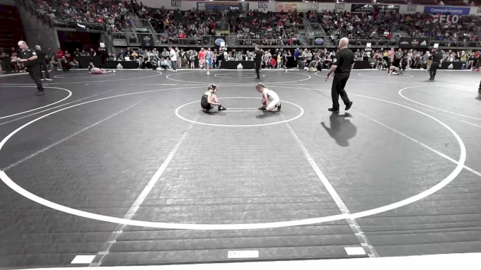 63 lbs Quarterfinal - Hadleigh Ray, Ogden's Outlaws Wrestling Club vs ...