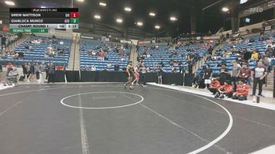 149 lbs Champ. Round 1 - Gianluca Munoz, Arizona Christian University vs Drew Mattison, Grand View (Iowa)