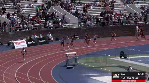 Watch High School Girls 4x400 Relay Prelims (Event 141) At 2026 Penn Relays