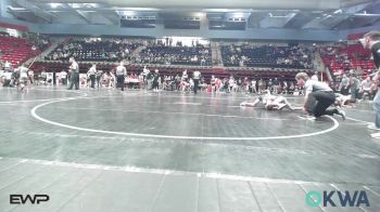 61 lbs Rr Rnd 3 - Ben Bartel, Bartlesville Wrestling Club vs Nicholas George, Tulsa North Mabee Stampede