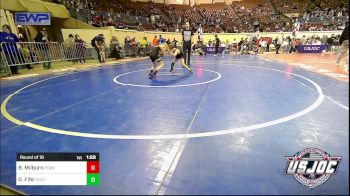 55 lbs Round Of 16 - Breckon Milburn, Powerhouse Wrestling Academy vs Gray Fife, Tecumseh Youth Wrestling