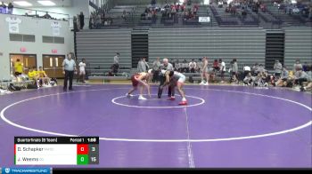 182 lbs Quarterfinals (8 Team) - Julian Weems, Center Grove vs Drew Schapker, Evansville Mater Dei