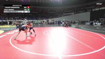 4A Boys 150 lbs Cons. Round 2 - Daxon Pennington, Crook County Boys vs Riley Krantz, La Grande Boys