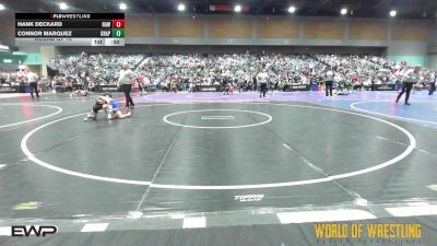 55 lbs Round Of 16 - Hank Deckard, Raw Wrestling Club vs Connor Marquez, Grappling Arts Of Stockton