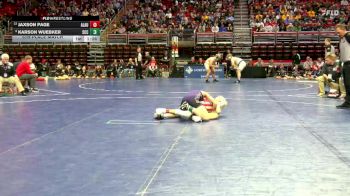 1A-106 lbs 5th Place Match - Jaxson Page, Alta/Aurelia vs Karson Wuebker, South Central Calhoun