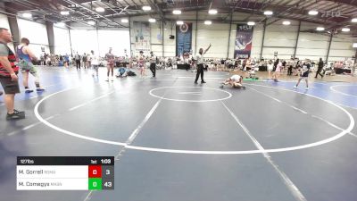 127 lbs Rr Rnd 3 - Michael Gorrell, Roman Legion vs Mason Comegys, Mat Assassins Black