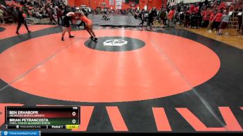 195 lbs Cons. Round 3 - Brian Petrancosta, Carol Stream (GLENBARD NORTH) vs Ben Erhabopr, Arlington Heights (HERSEY)