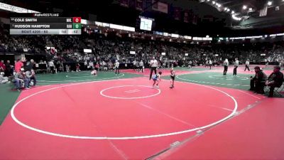 60 lbs Cons. Round 4 - Hudson Hampton, HAR1 vs Cole Smith, MVL3