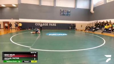 215 lbs Round 2 - Gray Wiles, College Park vs Michael Factor, Prosper