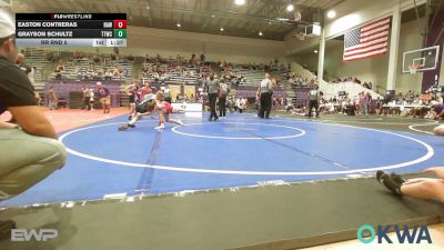 67-70 lbs Rr Rnd 5 - Easton Contreras, Raw Wrestling Club vs Grayson Schultz, Team Tulsa Wrestling Club