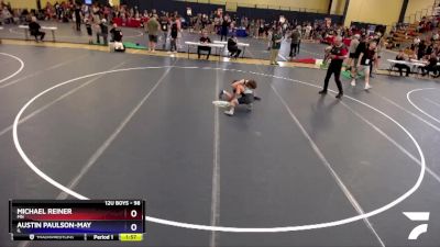 98 lbs Cons. Round 3 - Michael Reiner, MN vs Austin Paulson-May, IL