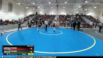 120 lbs 1st Place Match - Waylon Milnes, Wheatland vs Lincoln Young, Rock Springs