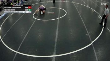 157 lbs Finals (8 Team) - Trentin Brown, Burwell vs William Pokorny, Central Valley