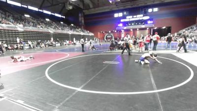 65 lbs 2nd Place - Fletcher Lewis, Thermopolis WC vs Gabe Ryan, Thermopolis WC