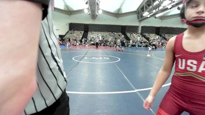 77 lbs Rr Rnd 4 - Wesley Vincent, Steelhawks WC Red vs Jackson Mahoney, New England Gold