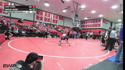 120 lbs 3rd Place - Cash Cloke, Coweta vs Bentley Sweet, Henryetta HS