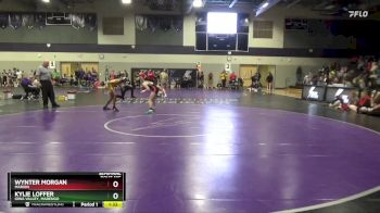 100 lbs Semifinal - Kylie Loffer, Iowa Valley, Marengo vs Wynter Morgan, Marion