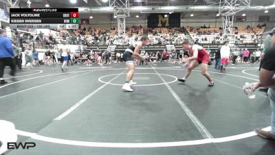 150 lbs Quarterfinal - Jack Voltoline, Crutchmer Wrestling vs Kiesen Iwersen, Team Nomad