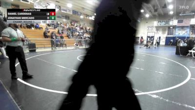 144 lbs Champ. Round 1 - Daniel Cardenas, La Mirada vs Jonathan Mercado, Fountain Valley
